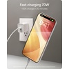 image:imageMophie Speedport70 GAN USBC Charger Block  70W Fast Wall Charger 2 USBC PD Ports Compact Foldable Prongs Made with Recycled Materials for Smartphones Tablets Headphones70W